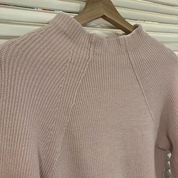 Free People Too Good Thick Knit Long Sleeve Sweater Size XS in Blush Pink - Picture 7 of 7